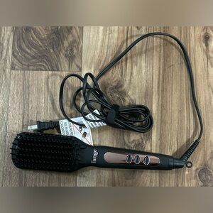 Lange Black and Copper Hair Straightening Brush